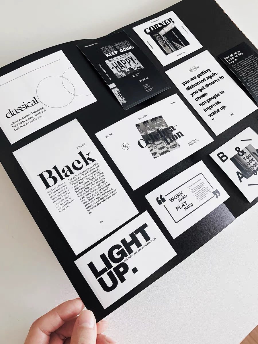 Archive Studio - Classical | 12pcs Deco Pack | Ephemera Paper | Sticker