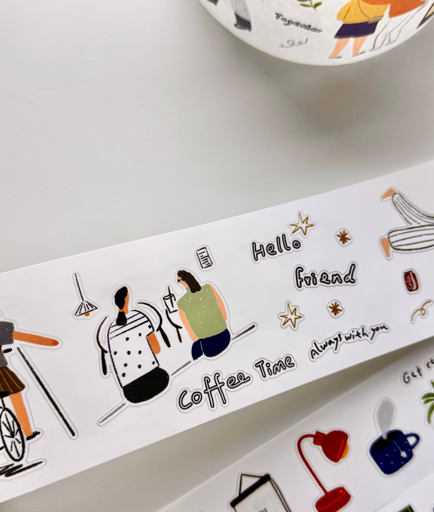 NEW! YouD Studio - Let's Go | 6cm Kiss-cut Tape | Release Paper | 6M