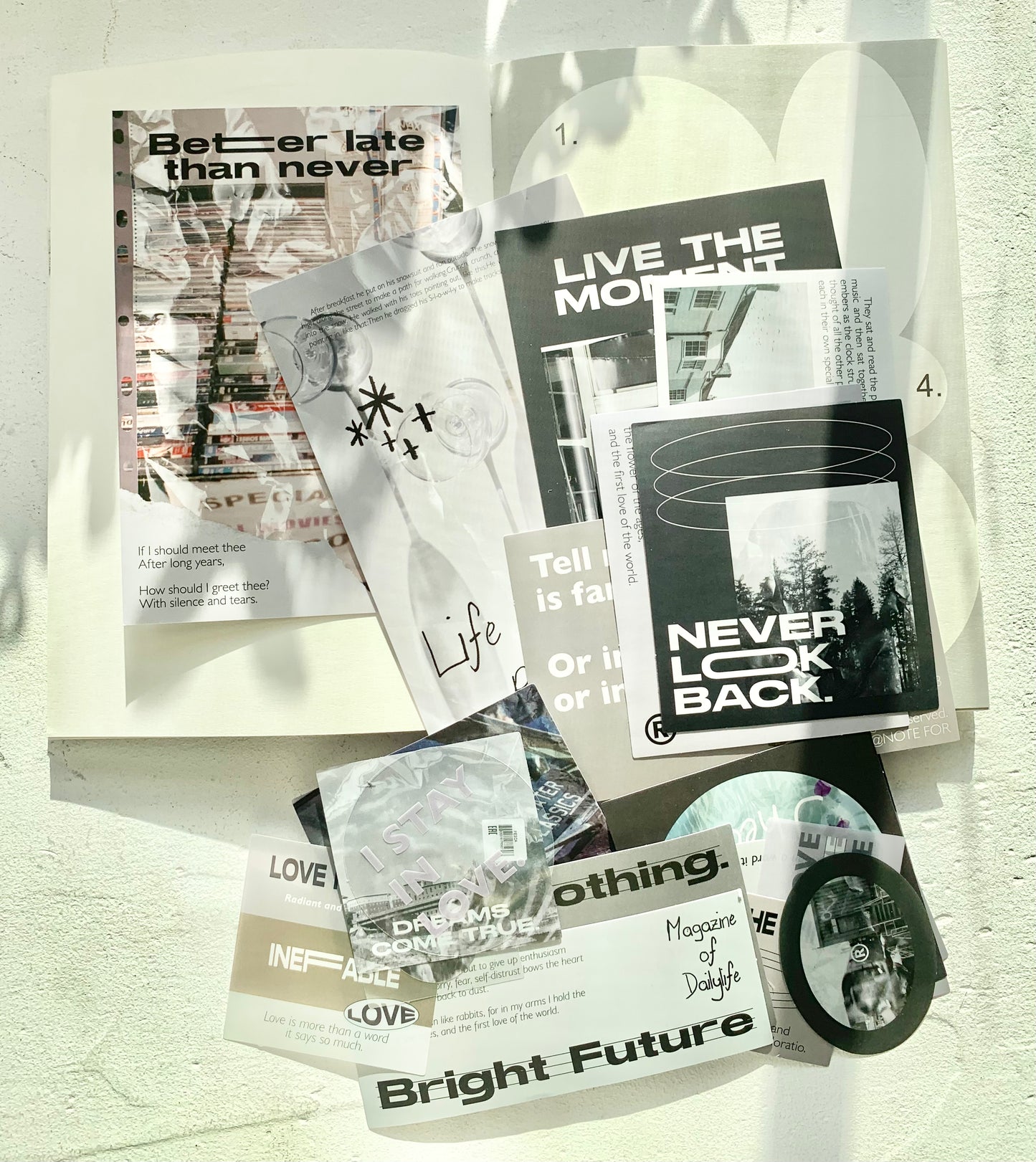 IM - Sunset Street Corner | 21pcs Deco Pack | Ephemera Paper | Sticker