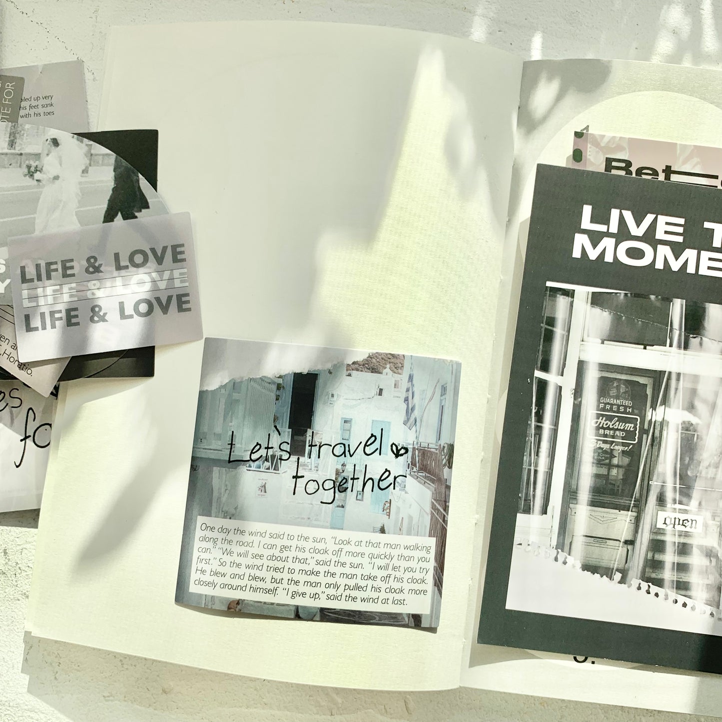 IM - Sunset Street Corner | 21pcs Deco Pack | Ephemera Paper | Sticker