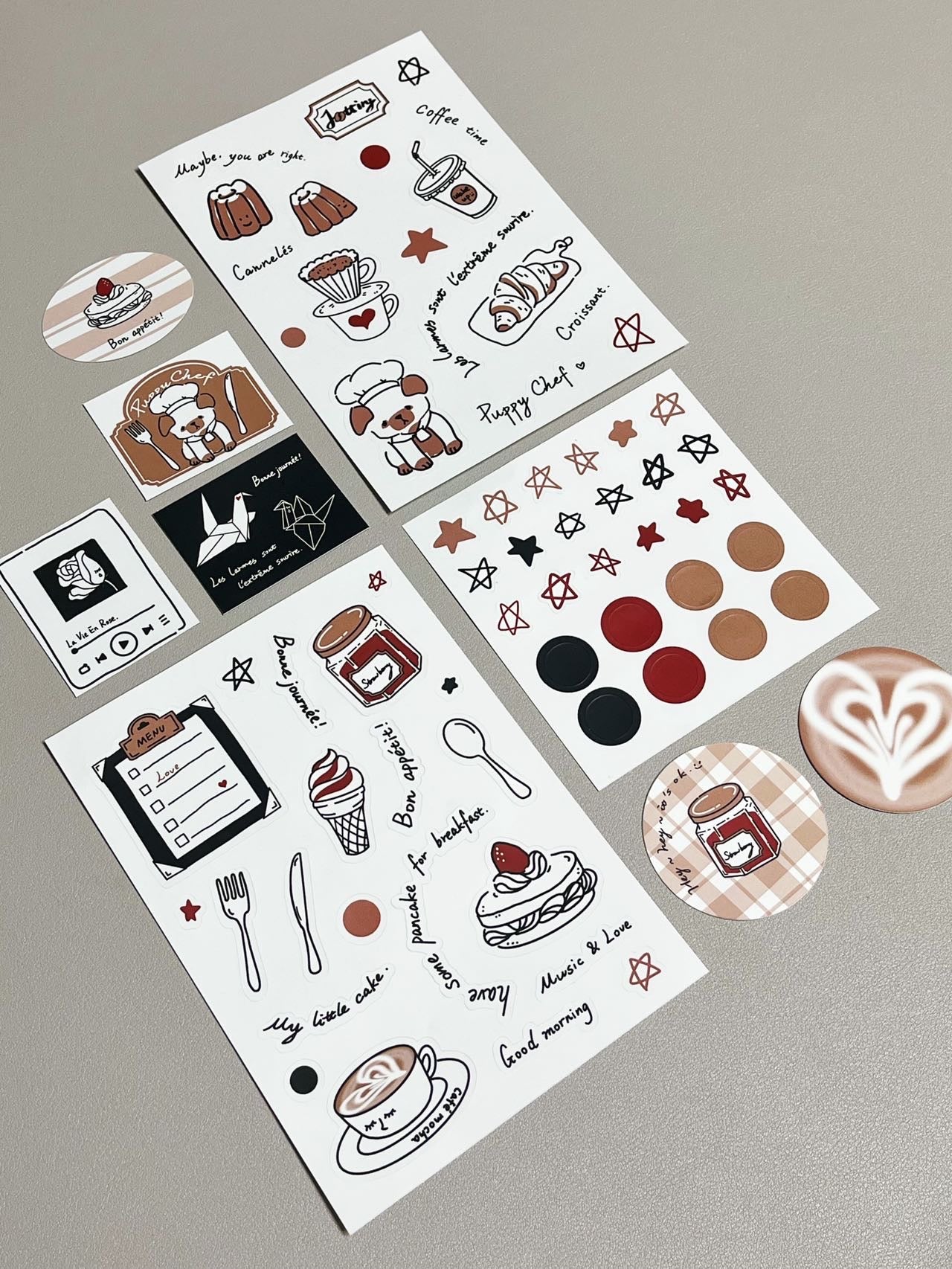 IM - Jottings | Die Cut 9pcs Sticker