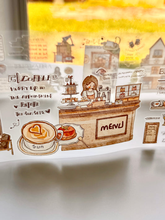 Xingxing Studio - A Home in the Alley| 8cm Kiss-cut Tape | Release Paper | 5M