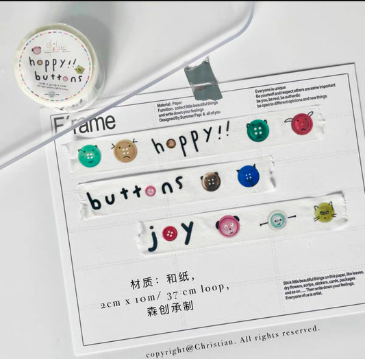 Christian - Childish | Washi Tape | Basic | NO Release Paper