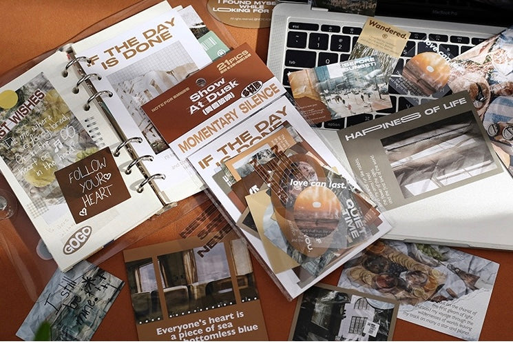 IM - Show At Dusk | 21pcs Deco Pack | Ephemera Paper | Sticker