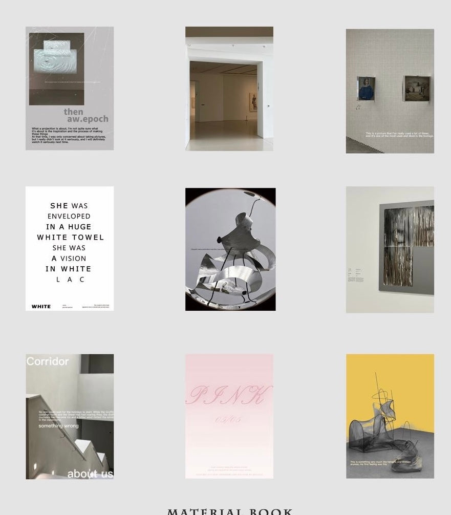 aw Studio - 80 Sheets Material Booklet | Magazine Style | Ephemera Paper
