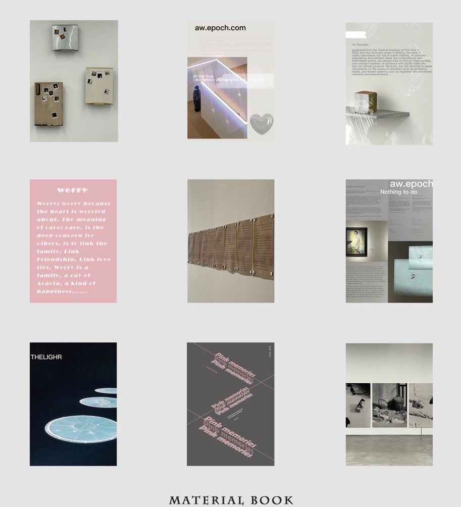 aw Studio - 80 Sheets Material Booklet | Magazine Style | Ephemera Paper