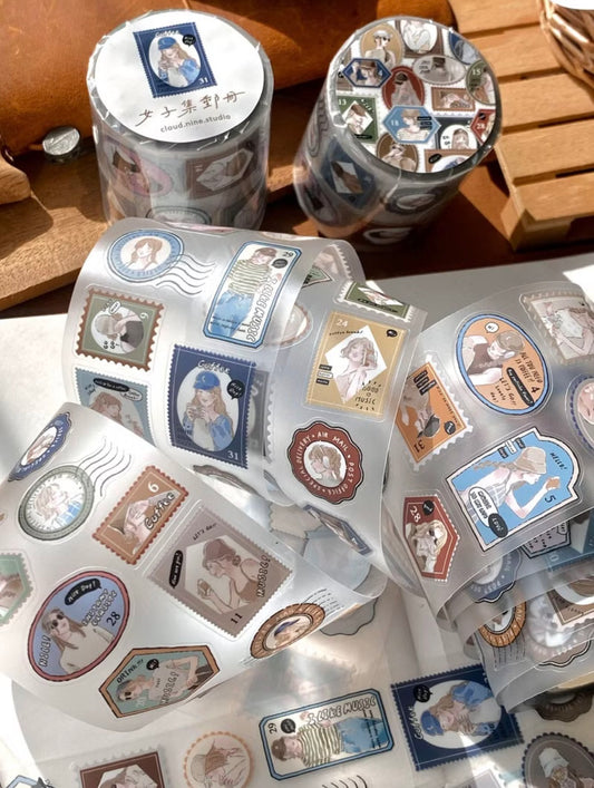 NEW! Cozyroom Studio - Stamp Album | Kiss-cut | 5cm PET Tape | Release Paper | 5M