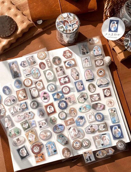 NEW! Cozyroom Studio - Stamp Album | Kiss-cut | 5cm PET Tape | Release Paper | 5M