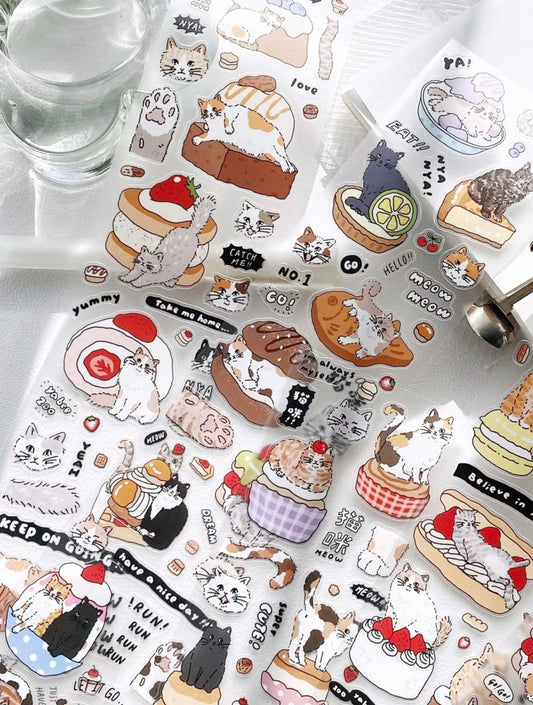 NEW! Yabee Zoo - NYA | Kiss-cut | 5cm Matte PET Tape | Release Paper | 5M