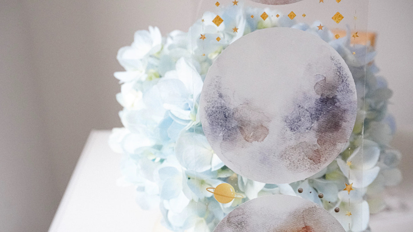 NEW! Jennyuanzi Studio Vol.5 - Planet | 6cm PET Tape | Release Paper