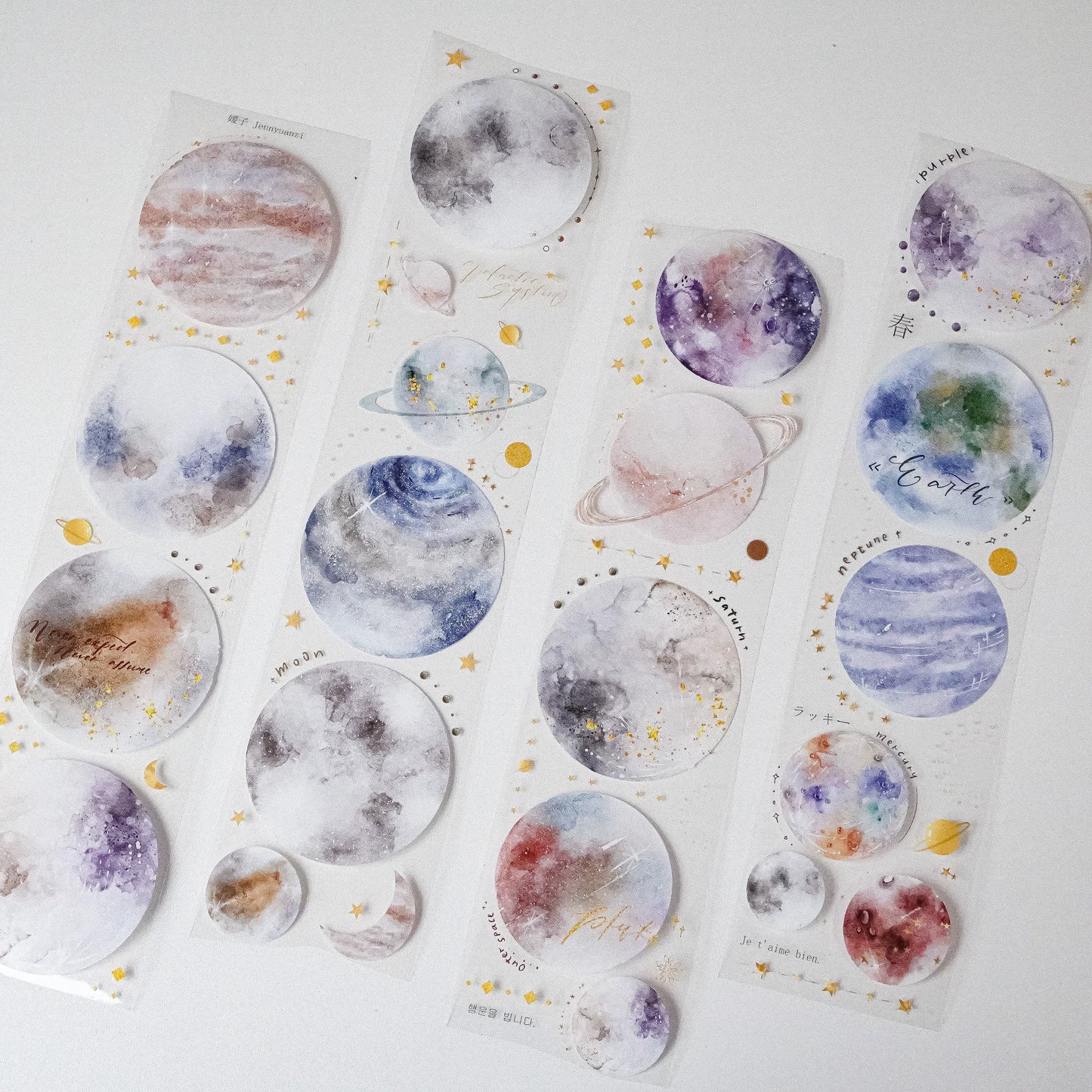 NEW! Jennyuanzi Studio Vol.5 - Planet | 6cm PET Tape | Release Paper