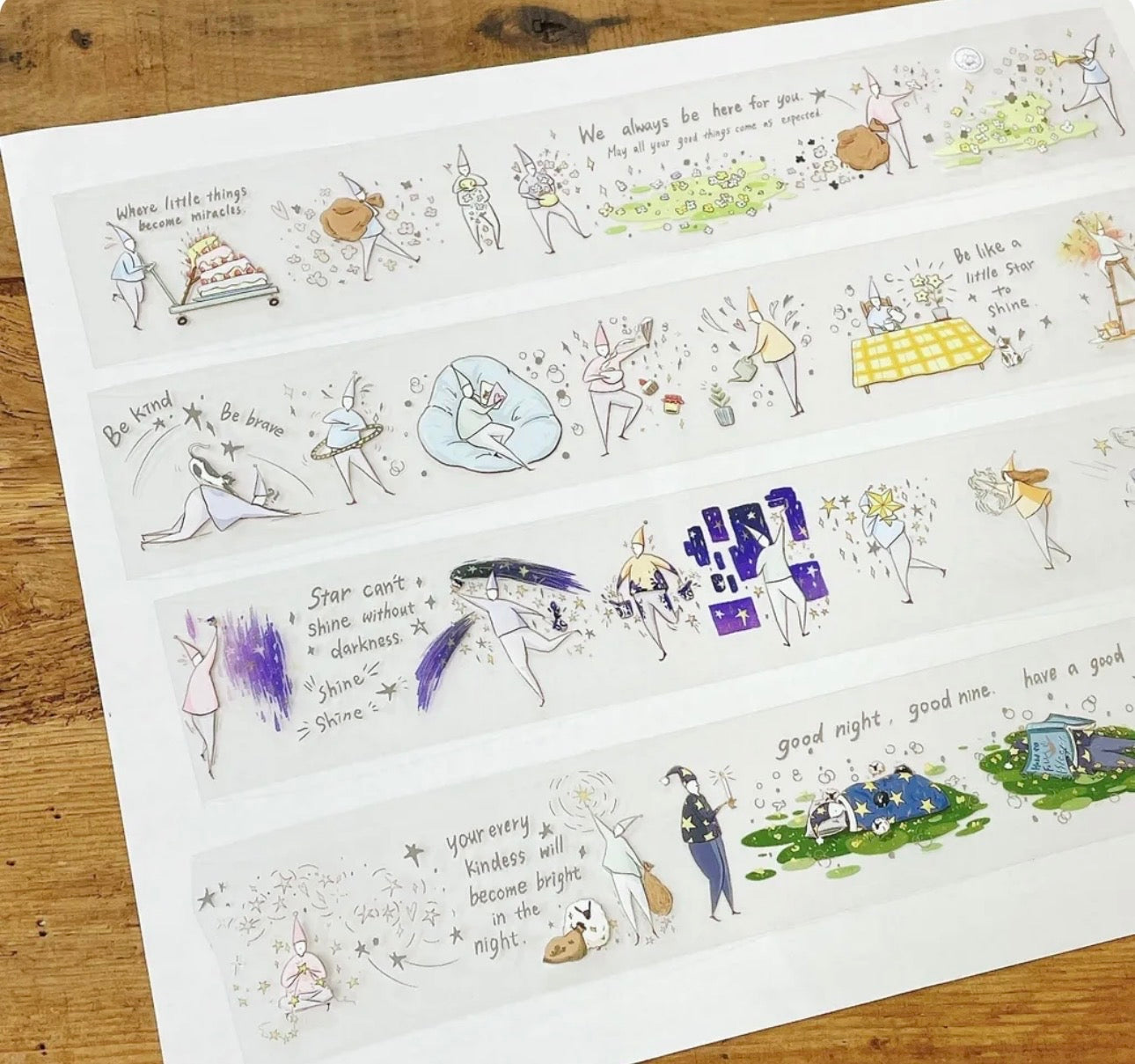 NEW! Modaizhi - Anniversary Party | Silver Foil | 4cm PET Tape | 5M