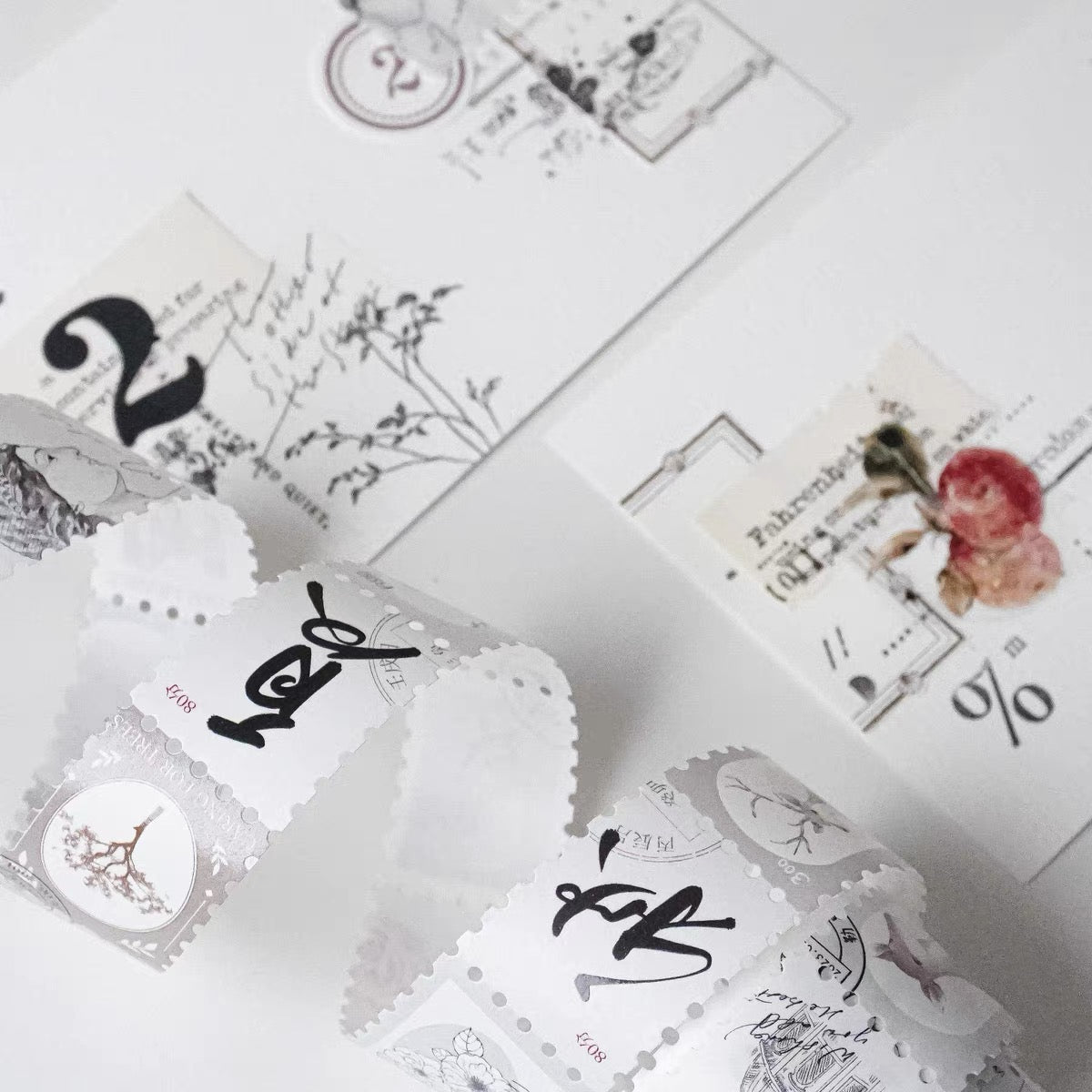 NEW! Jennyuanzi Studio Vol.5 - Stamp | 2.5cm Washi Tape | Release Paper