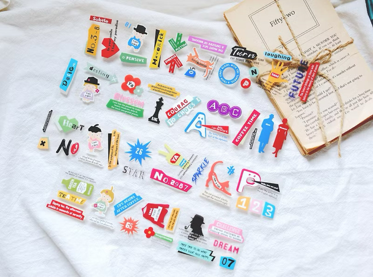 Sonia -  Colored Text | 5cm PET Tape | Release Paper