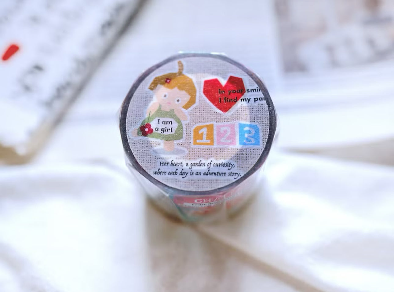 Sonia -  Colored Text | 5cm PET Tape | Release Paper