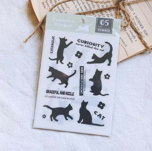 Sonia - 2024-05 | 4 Sheets | Rub On Sticker | Small Size