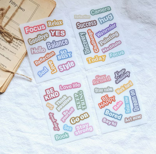 NEW! Sonia - 2024-06 | 4 Sheets | Rub On Sticker | Small Size