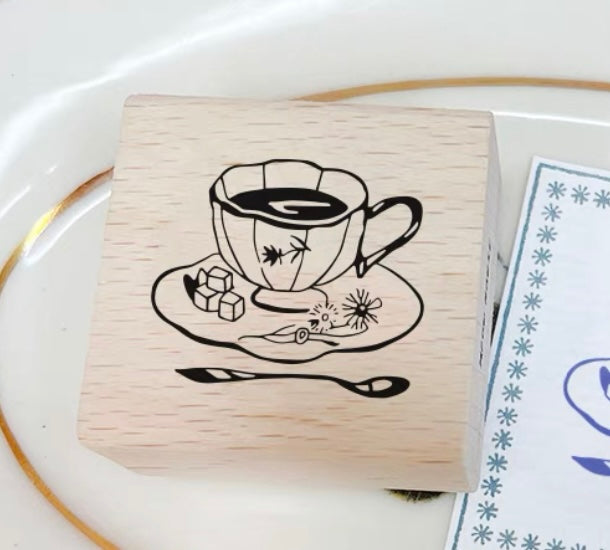Meow House - Afternoon Tea | Rubber Stamps