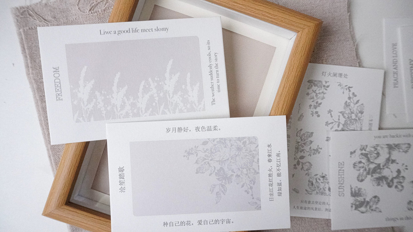 NEW! Jennyuanzi Studio Vol.5 - 《Yan Qiu 70°》 | 30pcs Memo Pad | Ephemera Paper