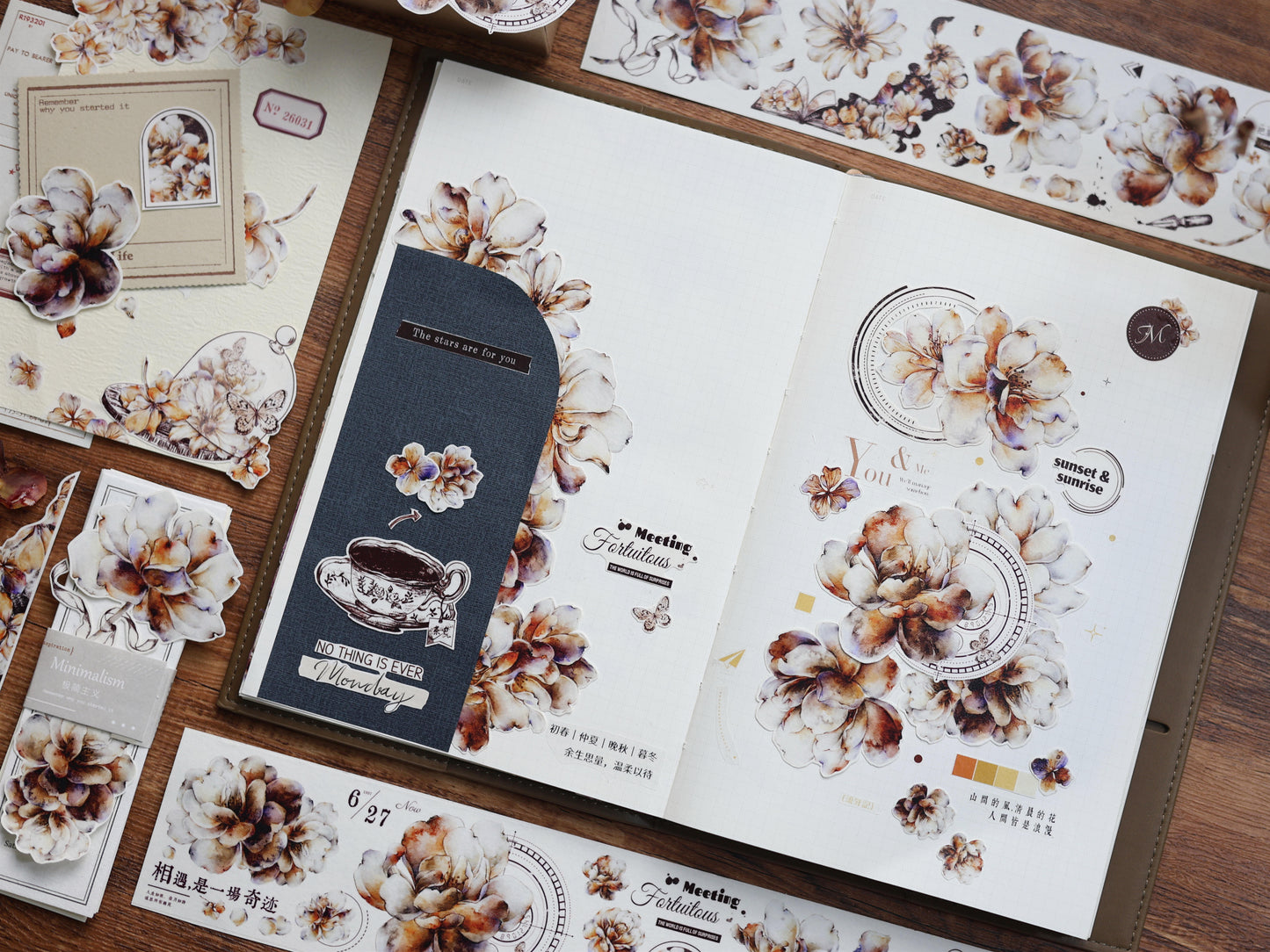 XBJia Studio - Sunset | 5.5cm PET Tape | Release Paper | 6M