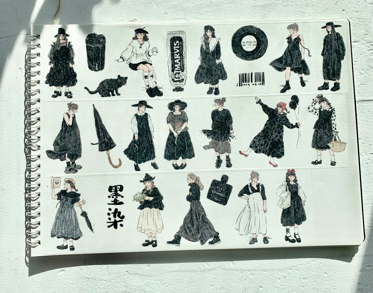 Xiyue Studio - Moran | 7cm Washi Tape | Release Paper | 5M