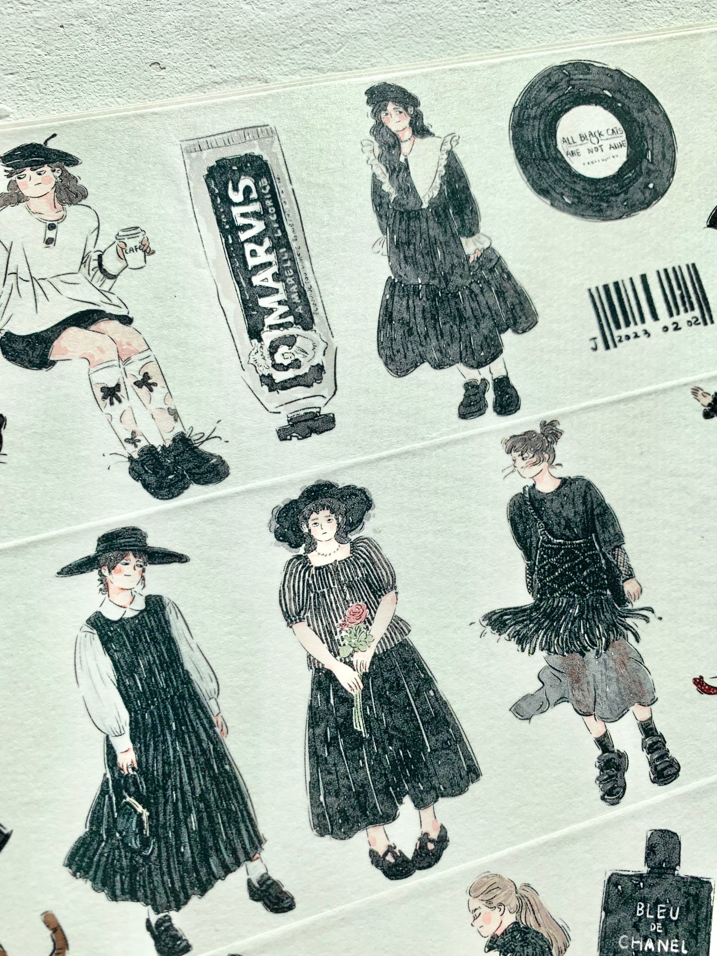 Xiyue Studio - Moran | 7cm Washi Tape | Release Paper | 5M