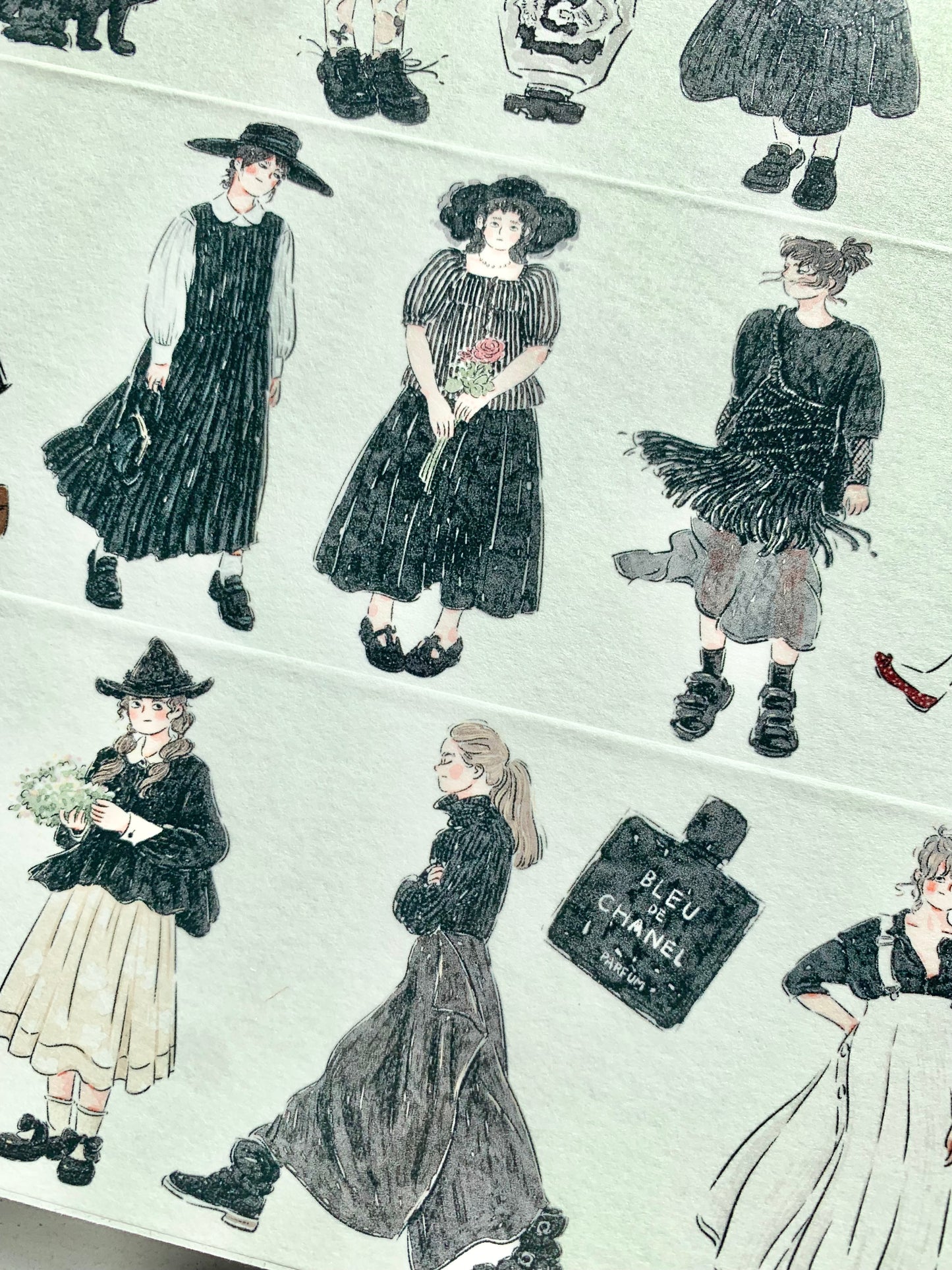 Xiyue Studio - Moran | 7cm Washi Tape | Release Paper | 5M