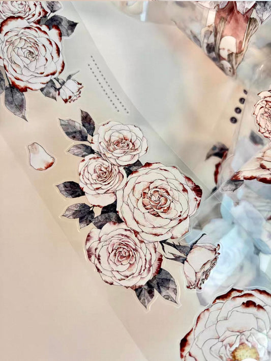 NEW! KAIXUN  - Vol.9 Xiu Hong Ran | Kiss-cut | 6cm PET Tape |  Release Paper