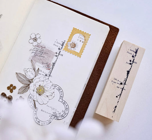 NEW! Jennyuanzi Studio  - Vol.7 Background | Rubber Stamps