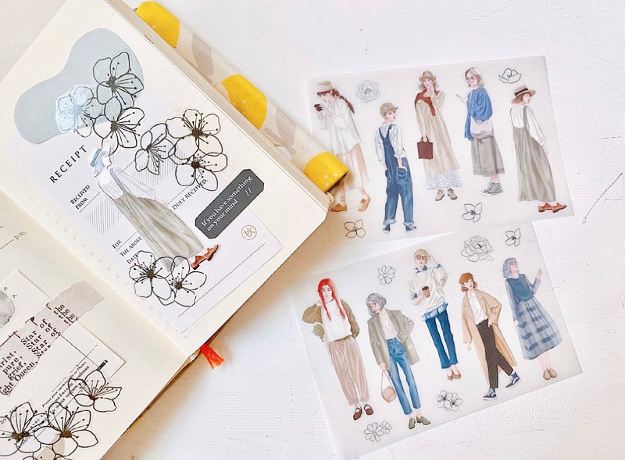 NEW! Hairmo - Spring Daily | 2 Sheets | Rub On Sticker
