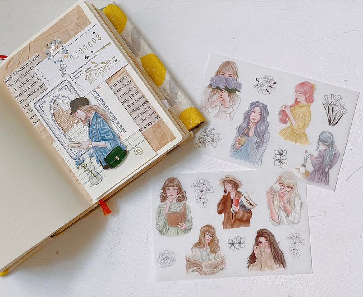 NEW! Hairmo - Summer Breeze | 2 Sheets | Rub On Sticker