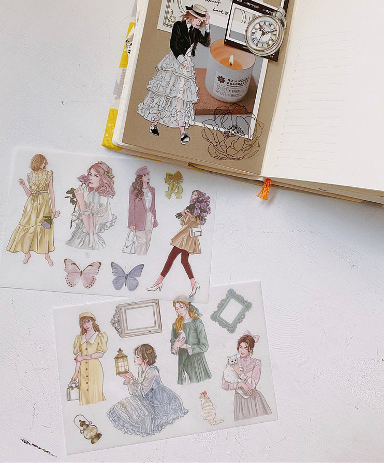NEW! Hairmo - Rationality and Sensibility | 2 Sheets | Rub On Sticker