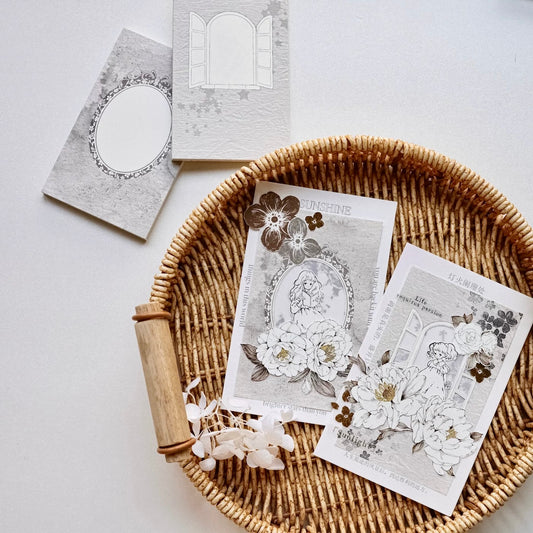 NEW! Jennyuanzi Studio Vol.7 - Frame 2 | 40pcs Memo Pad | Ephemera Paper