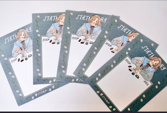 NEW! La Dolce Vita - Stamp Collection Cards | Postcard | 5 Sheets | Journaling Accessory