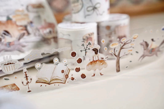 NEW! Muzishan Studio - Welcome to the sweet country | Kiss-cut | 4.5cm Tape | 5M | Release Paper