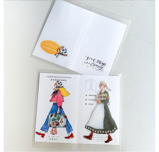 La Dolce Vita - We move forward happily | Portable Folder | Journaling Accessory