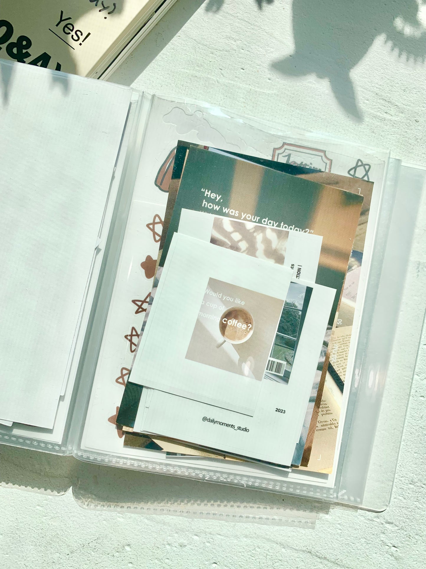 40 Inner Sleeves | Clear Photo Album| A6 Size | Journaling Accessories