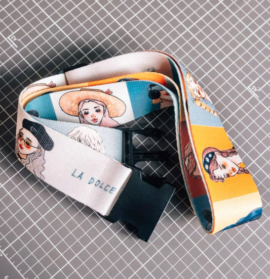 La Dolce Vita - LDV Travel Agency | Adjustable Luggage Strap | Journaling Accessory