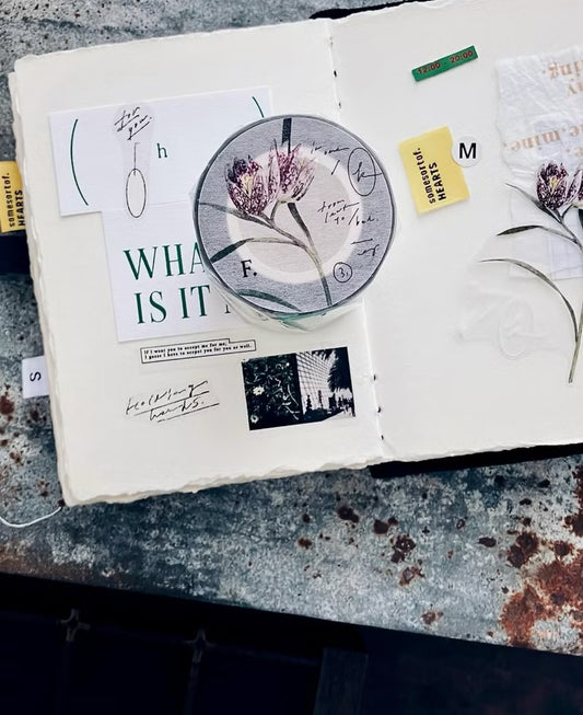 NEW! Somesortof.fern - Fritillary Flower | 5cm PET Tape | Release Paper