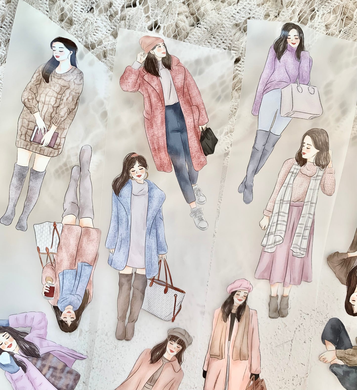 Katkreates Illustration - Warmth | 5cm PET Tape | Release Paper