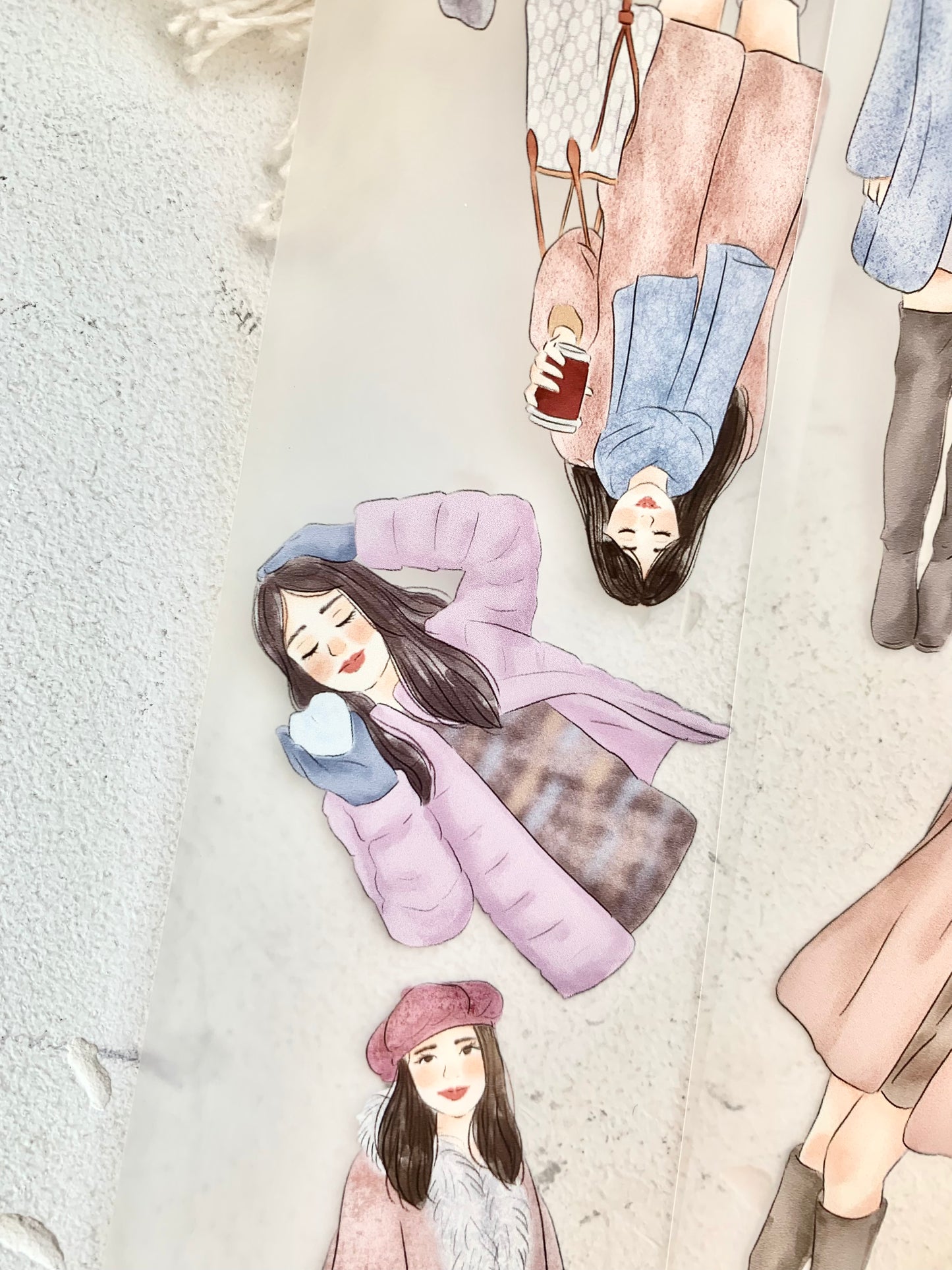 Katkreates Illustration - Warmth | 5cm PET Tape | Release Paper