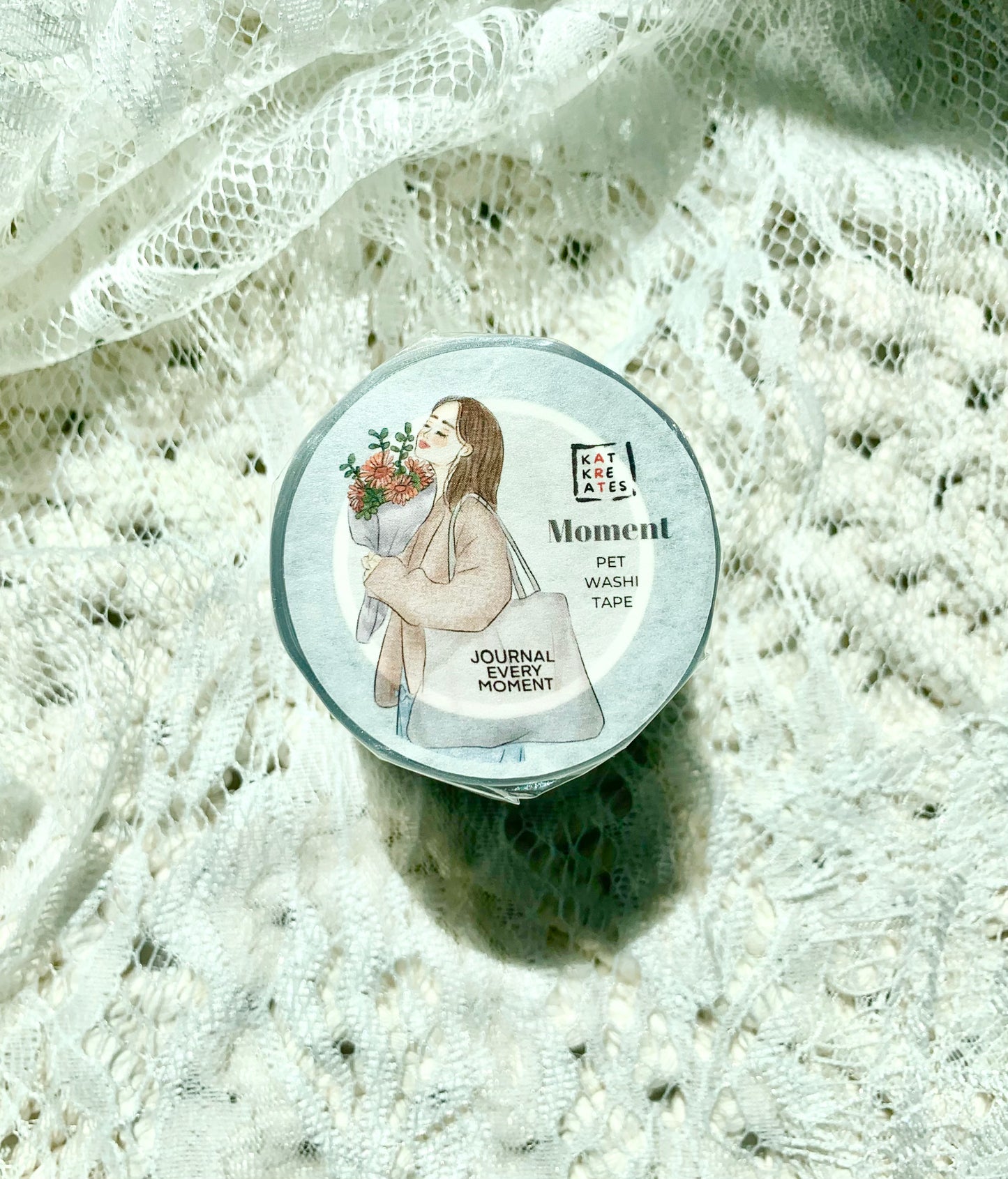 Katkreates Illustration - Moment | 5cm PET Tape | Release Paper