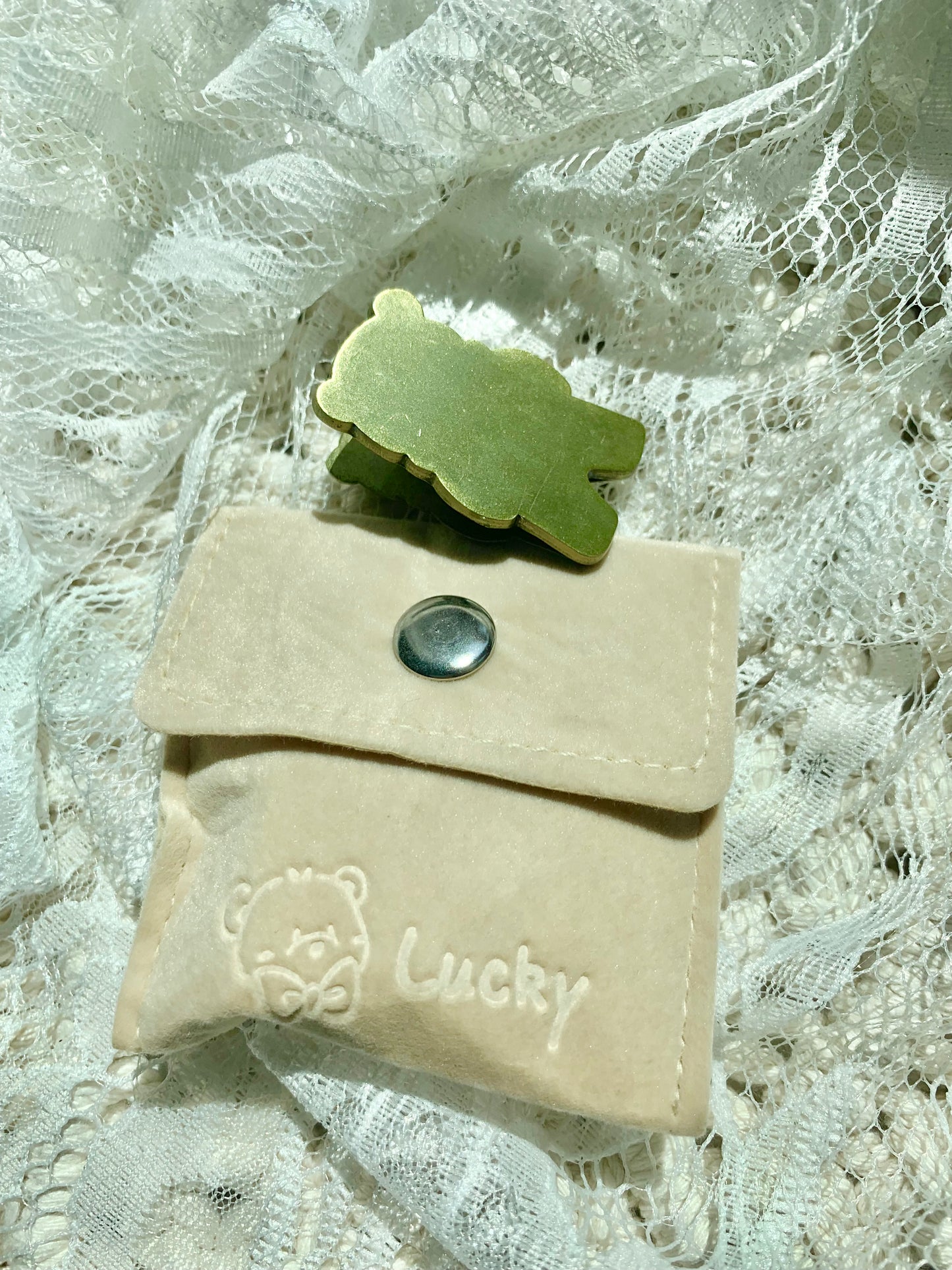 XX Brass Clip - Bear | Notebook Clip | Bookmark