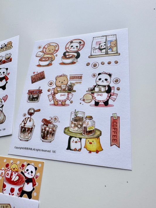 NEW! EverEin - Milk & Candy | 3 Sheets | Washi Paper | Kiss-cut | Sticker