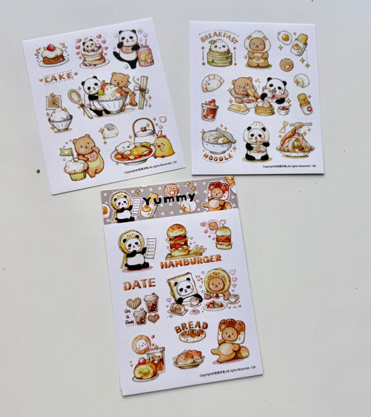 NEW! EverEin - Yummy | 3 Sheets | Washi Paper | Kiss-cut | Sticker