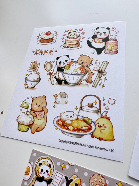 NEW! EverEin - Yummy | 3 Sheets | Washi Paper | Kiss-cut | Sticker