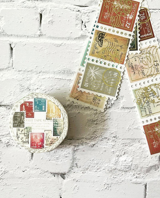 Lady F - 4cm Die Cutting Stamp | Gold Foil | Washi Tape | Release Paper