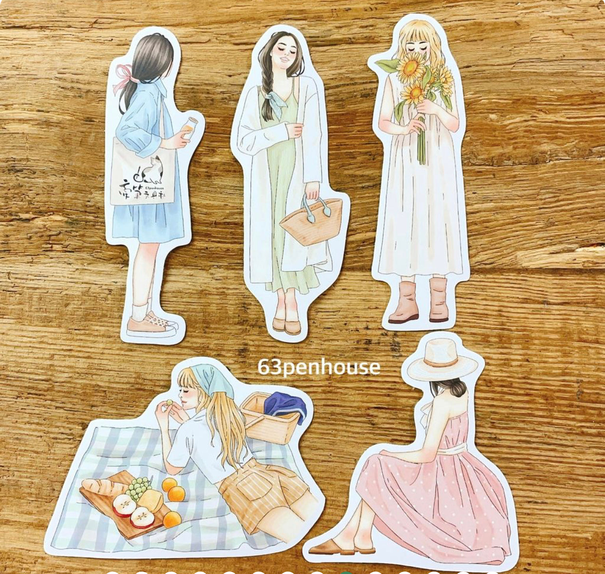 63penhouse X Windry - Sunny Days | 20pcs Stickers | Tin Box