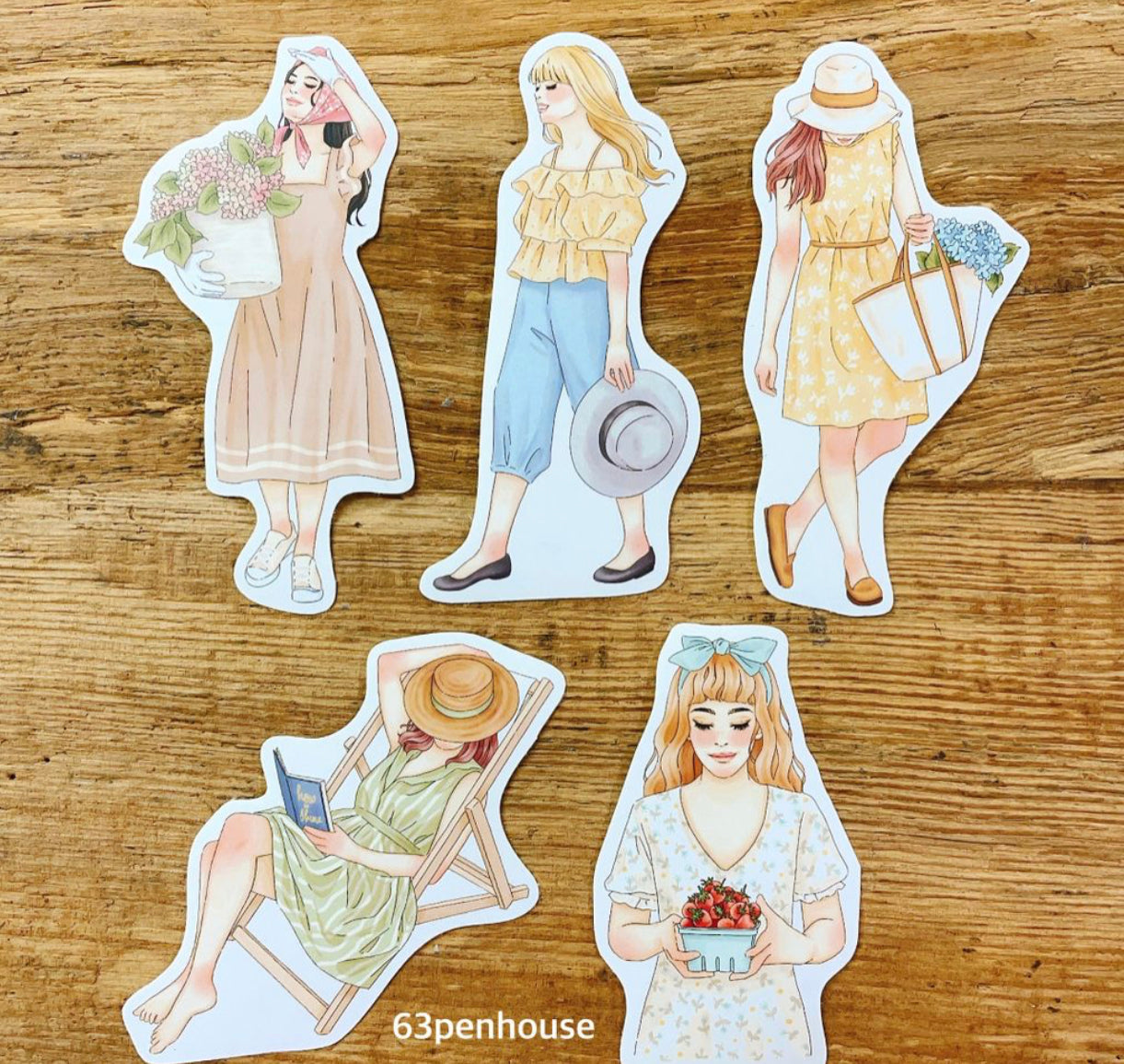 63penhouse X Windry - Sunny Days | 20pcs Stickers | Tin Box