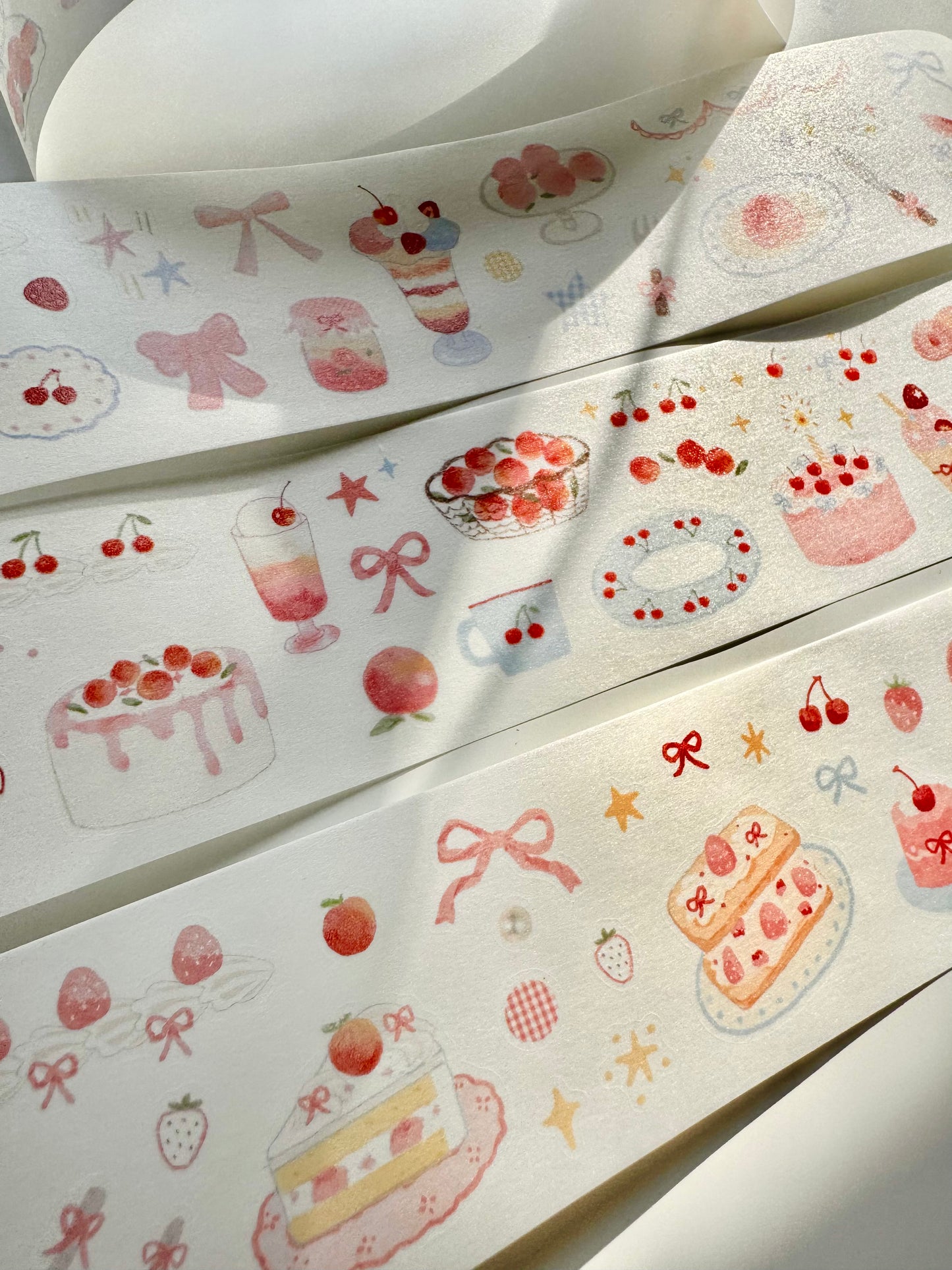 CCXX Studio - Pink Party | Kiss-cut | 5cm Washi Tape | Release Paper | 5M